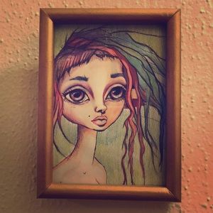 Colored pencil drawing